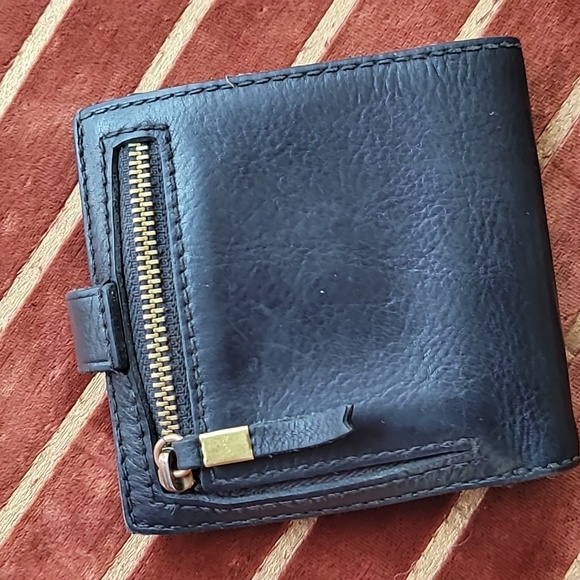 Madewell Post Billfold Wallet Leather Sold Out - Picture 2 of 9